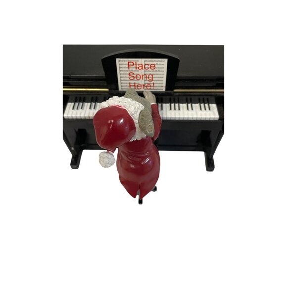 Mr Christmas Mouse Pianist Music Box Maestro Holiday Decor 9 Songs Volume Contro - Picture 2 of 16